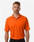 Core 365 CE108 Men's Nova Performance Pique Polo - Campus Orange - model front