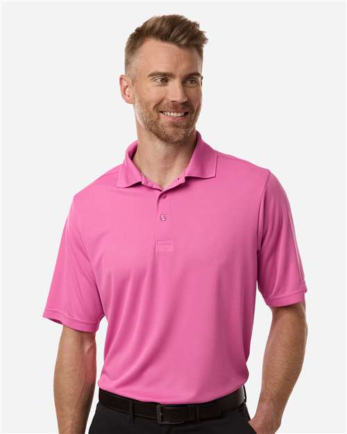 Core 365 CE108 Men's Nova Performance Pique Polo - Charity Pink - model front
