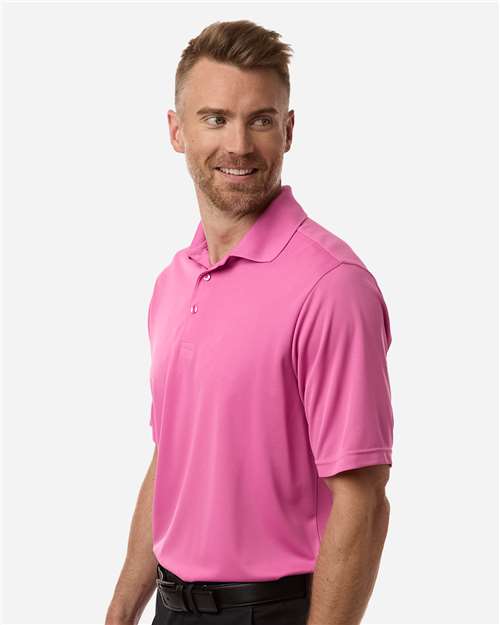 Core 365 CE108 Men's Nova Performance Pique Polo - Charity Pink - model side