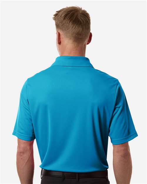 Core 365 CE108 Men's Nova Performance Pique Polo - Electric Blue - model back