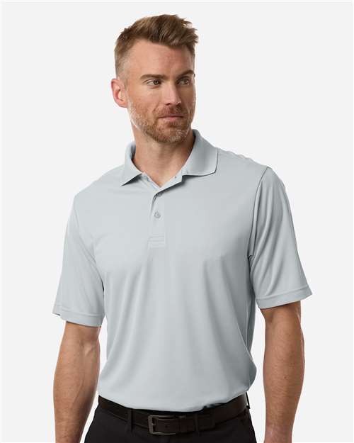 Core 365 CE108 Men's Nova Performance Pique Polo - Platinum - model front