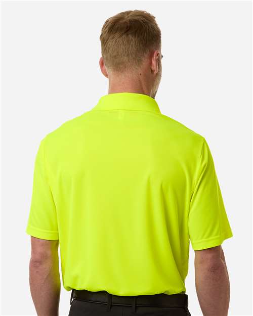 Core 365 CE108 Men's Nova Performance Pique Polo - Safety Yellow - model back