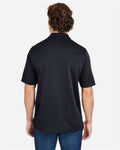Core 365 CE104 Men's Market Snag Protect Mesh Polo - Black - model back