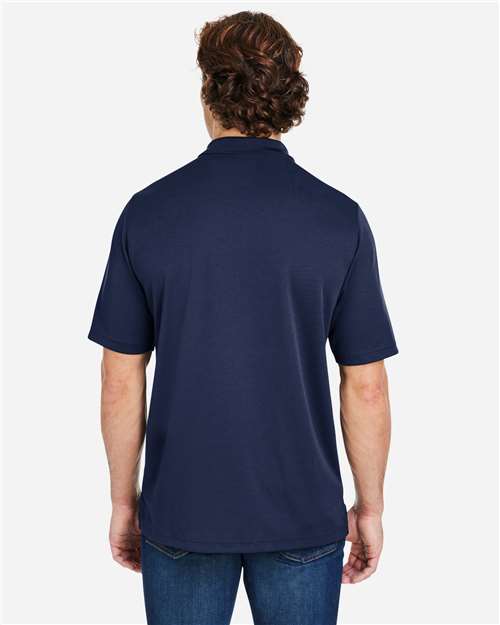 Core 365 CE104 Men's Market Snag Protect Mesh Polo - Classic Navy - model back
