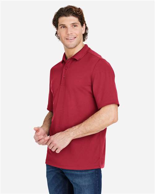 Core 365 CE104 Men's Market Snag Protect Mesh Polo - Classic Red - model side