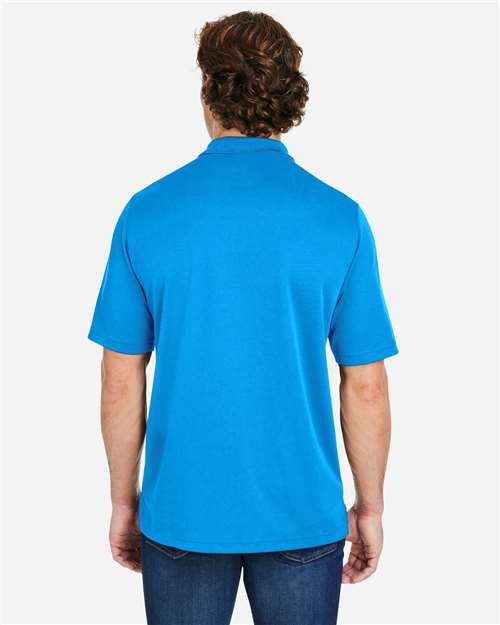 Core 365 CE104 Men's Market Snag Protect Mesh Polo - Electric Blue - model back