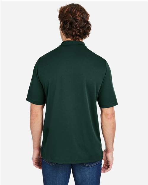 Core 365 CE104 Men's Market Snag Protect Mesh Polo - Forest - model back
