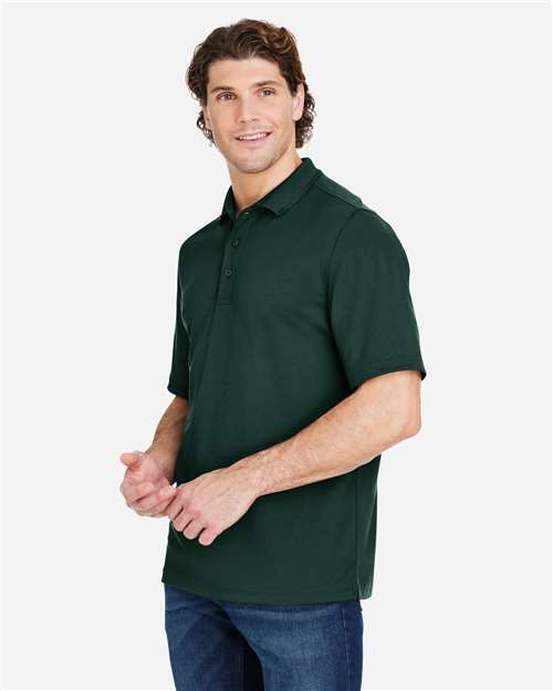Core 365 CE104 Men's Market Snag Protect Mesh Polo - Forest - model side