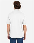 Core 365 CE104 Men's Market Snag Protect Mesh Polo - White - model back