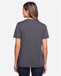 Core 365 CE111W Women's Fusion ChromaSoft Performance T-Shirt - Carbon - model back