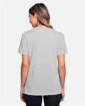 Core 365 CE111W Women's Fusion ChromaSoft Performance T-Shirt - Platinum - model back