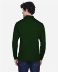 Core 365 88192 Pinnacle Performance Long Sleeve Piqué Polo - Forest - model back
