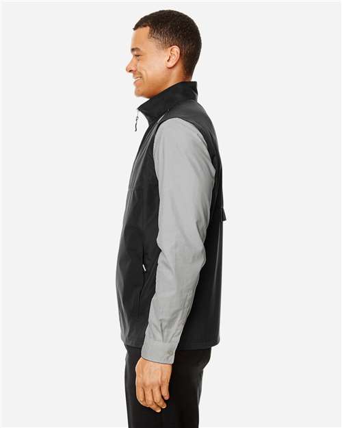 Core 365 CE703 Men's Techno Lite Unlined Vest - Black - model side