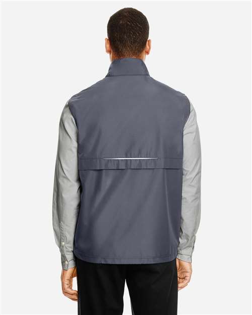 Core 365 CE703 Men's Techno Lite Unlined Vest - Carbon - model back