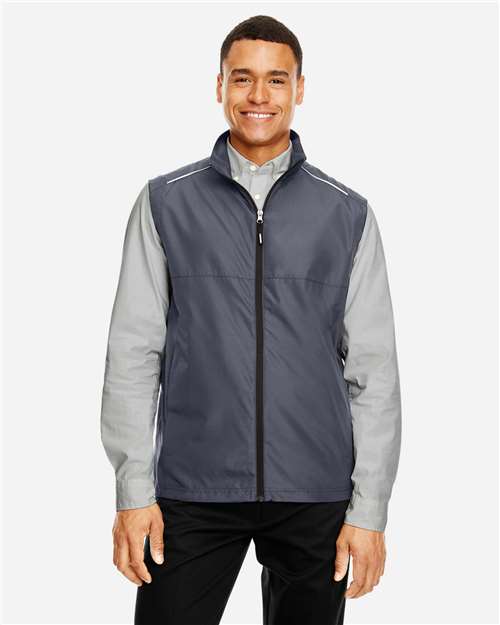 Core 365 CE703 Men's Techno Lite Unlined Vest - Carbon - model front