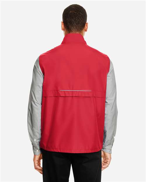 Core 365 CE703 Men's Techno Lite Unlined Vest - Classic Red - model back