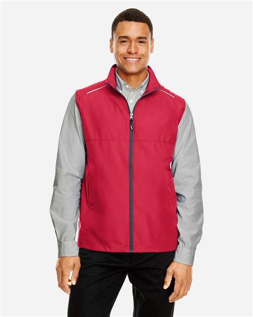 Core 365 CE703 Men's Techno Lite Unlined Vest - Classic Red - model front