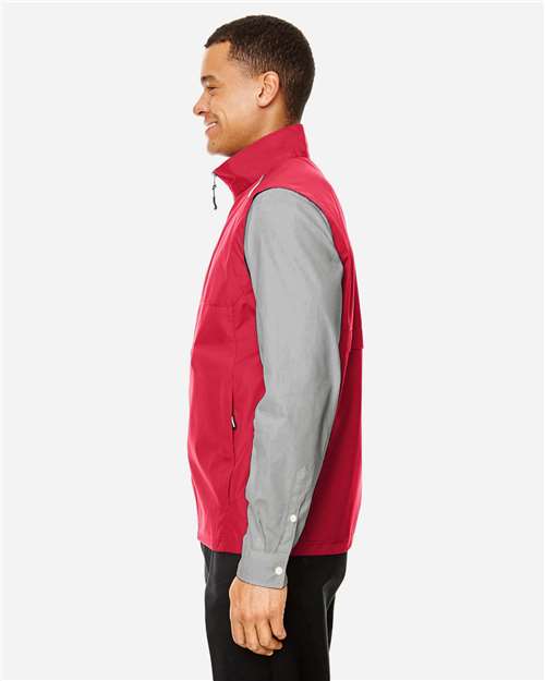 Core 365 CE703 Men's Techno Lite Unlined Vest - Classic Red - model side