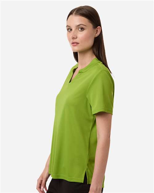 Core 365 CE108W Women's Nova Performance Pique Polo - Acid Green - model side