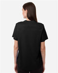 Core 365 CE108W Women's Nova Performance Pique Polo - Black - model back