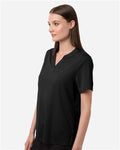 Core 365 CE108W Women's Nova Performance Pique Polo - Black - model side
