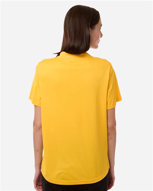 Core 365 CE108W Women's Nova Performance Pique Polo - Campus Gold - model back