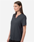 Core 365 CE108W Women's Nova Performance Pique Polo - Carbon - model side