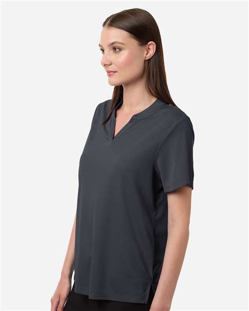 Core 365 CE108W Women's Nova Performance Pique Polo - Carbon - model side