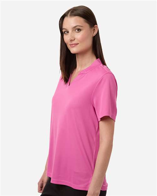 Core 365 CE108W Women's Nova Performance Pique Polo - Charity Pink - model side