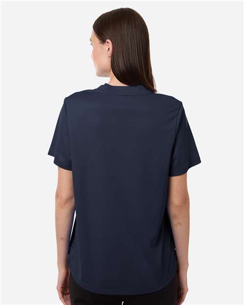 Core 365 CE108W Women's Nova Performance Pique Polo - Classic Navy - model back