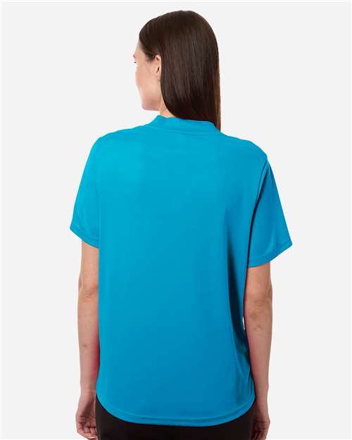 Core 365 CE108W Women's Nova Performance Pique Polo - Electric Blue - model back