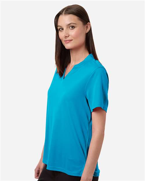 Core 365 CE108W Women's Nova Performance Pique Polo - Electric Blue - model side