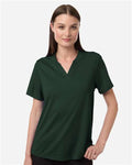 Core 365 CE108W Women's Nova Performance Pique Polo - Forest - model front