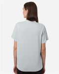 Core 365 CE108W Women's Nova Performance Pique Polo - Platinum - model back