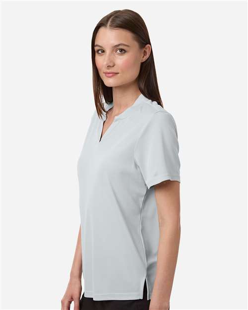 Core 365 CE108W Women's Nova Performance Pique Polo - Platinum - model side