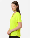 Core 365 CE108W Women's Nova Performance Pique Polo - Safety Yellow - model side