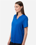 Core 365 CE108W Women's Nova Performance Pique Polo - True Royal - model side