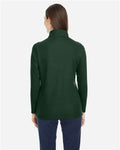 Core 365 CE405W Women's Fusion ChromaSoft Pique Quarter-Zip Pullover - Forest - model back