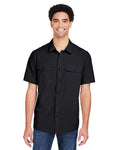 Core 365 CE510 Men's Ultra UVP Marina Shirt - Black - model front