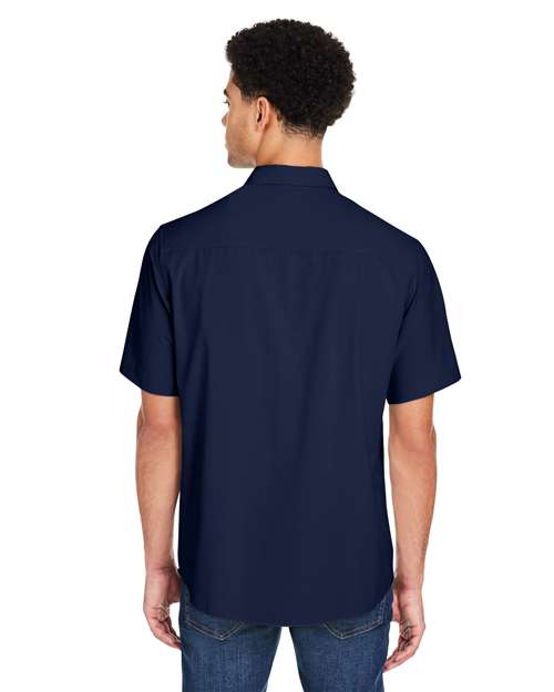 Core 365 CE510 Men's Ultra UVP Marina Shirt - Classic Navy - model back