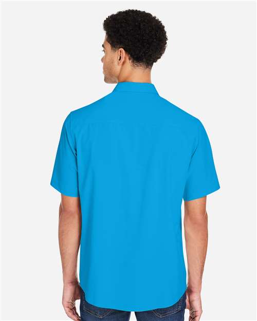Core 365 CE510 Men's Ultra UVP Marina Shirt - Electric Blue - model back