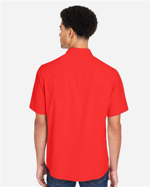 Core 365 CE510 Men's Ultra UVP Marina Shirt - Marina Red - model back