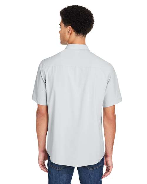 Core 365 CE510 Men's Ultra UVP Marina Shirt - Platinum - model back