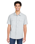 Core 365 CE510 Men's Ultra UVP Marina Shirt - Platinum - model front