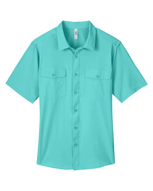 Core 365 CE510 Men's Ultra UVP Marina Shirt - Sea Glass - front