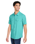 Core 365 CE510 Men's Ultra UVP Marina Shirt - Sea Glass - model side