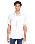 Core 365 CE510 Men's Ultra UVP Marina Shirt - White - model front