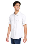 Core 365 CE510 Men's Ultra UVP Marina Shirt - White - model side
