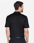 Devon & Jones DG20 Men's CrownLux Performance Plaited Polo - Black - model back
