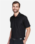Devon & Jones DG20 Men's CrownLux Performance Plaited Polo - Black - model side